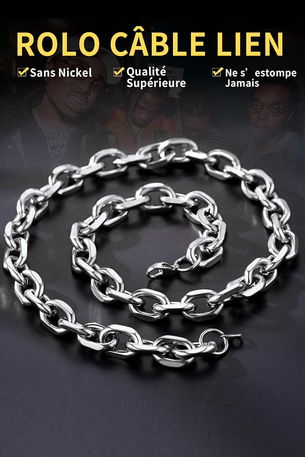 Detalle 2 de ChainsHouse Chaine Homme 12 mm