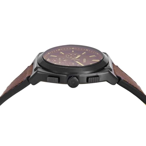 Thumbnail 4 de Fossil Everett FS6108 Review: 44mm Brown Leather Chronograph Watch
