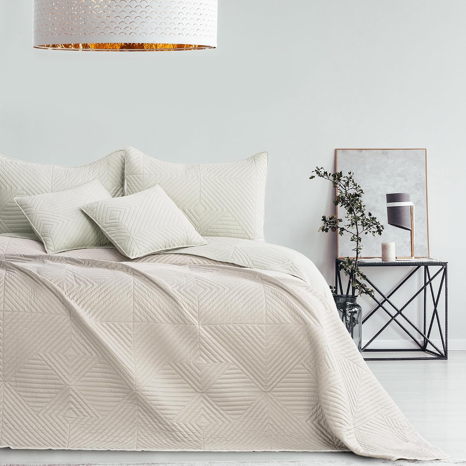 Thumbnail 1 de RESTILO BEDS/AH/SOFTA/CREAM+L.BEIGE/240x260 sprei 240 x 260 cm in polyester