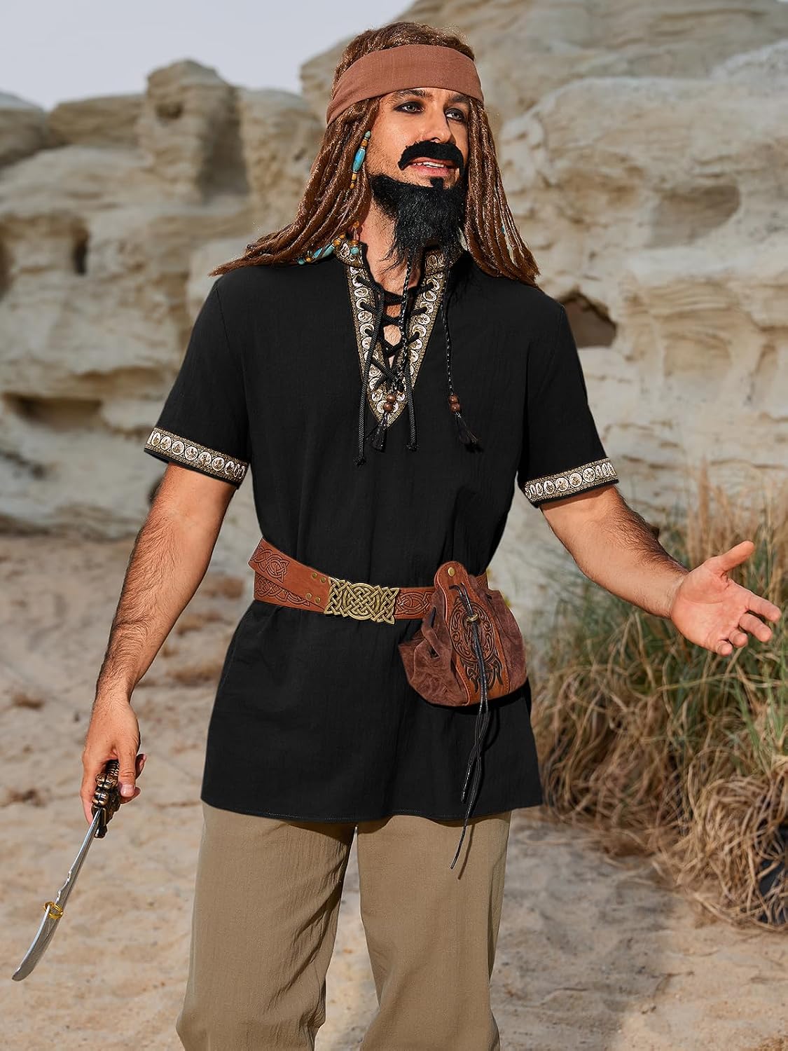 Thumbnail 5 de Runcati Medieval Costume Shirt in Pure Cotton