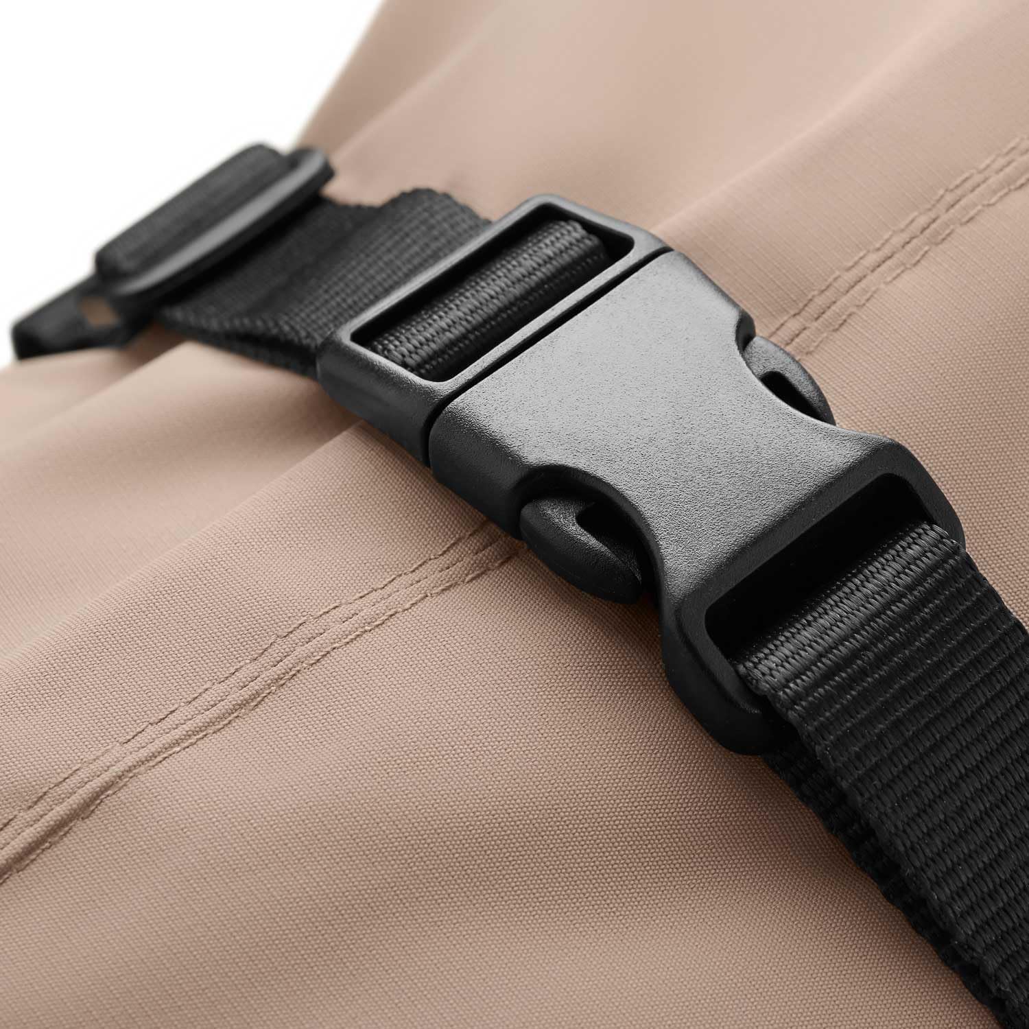 Detalle 2 de HUNTER Hundemantel UPPSALA 25 – 2in1, taupe, wasserabweisend, reflektierende Paspeln