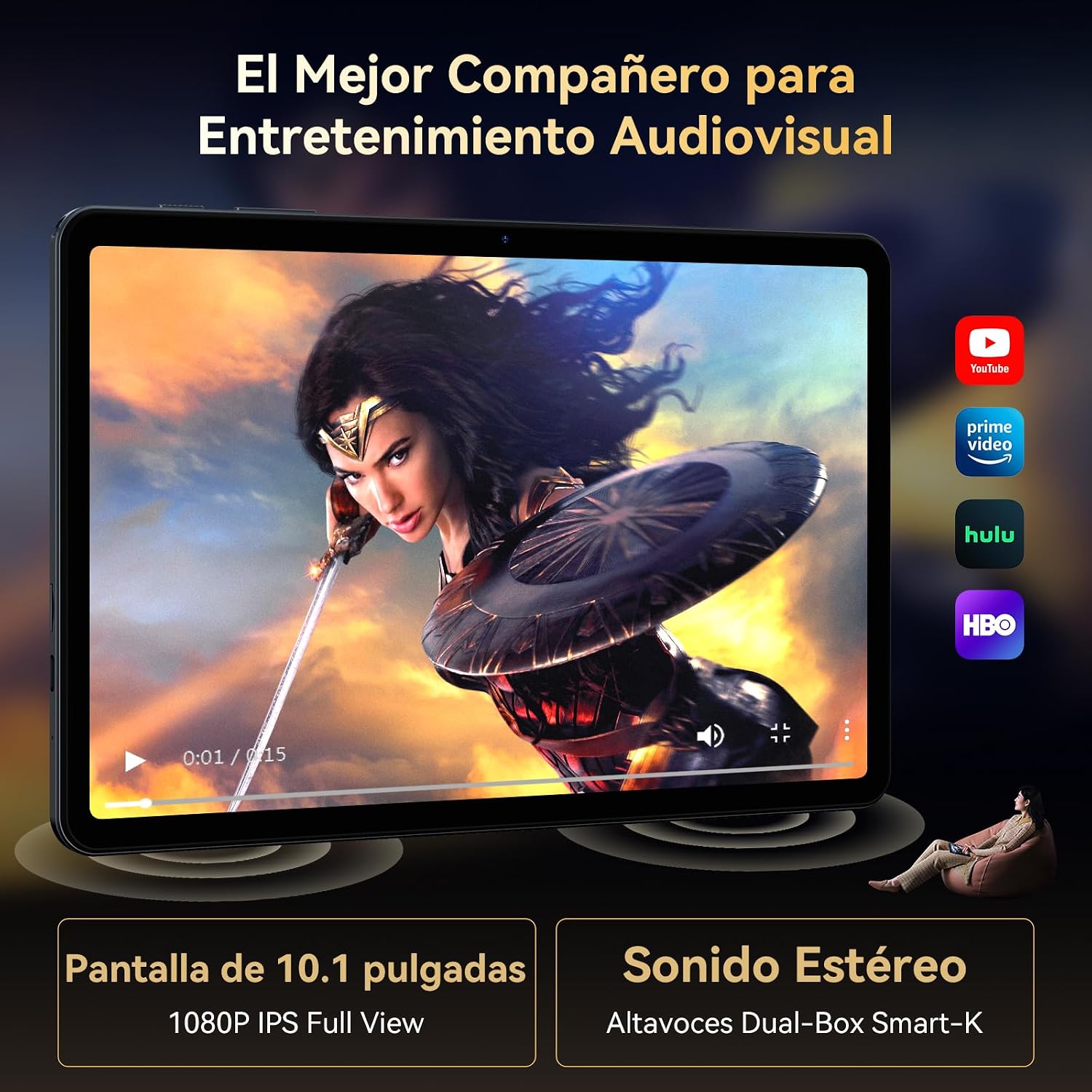 Thumbnail 5 de TABWEE Tablet con Teclado 18GB RAM 128GB ROM