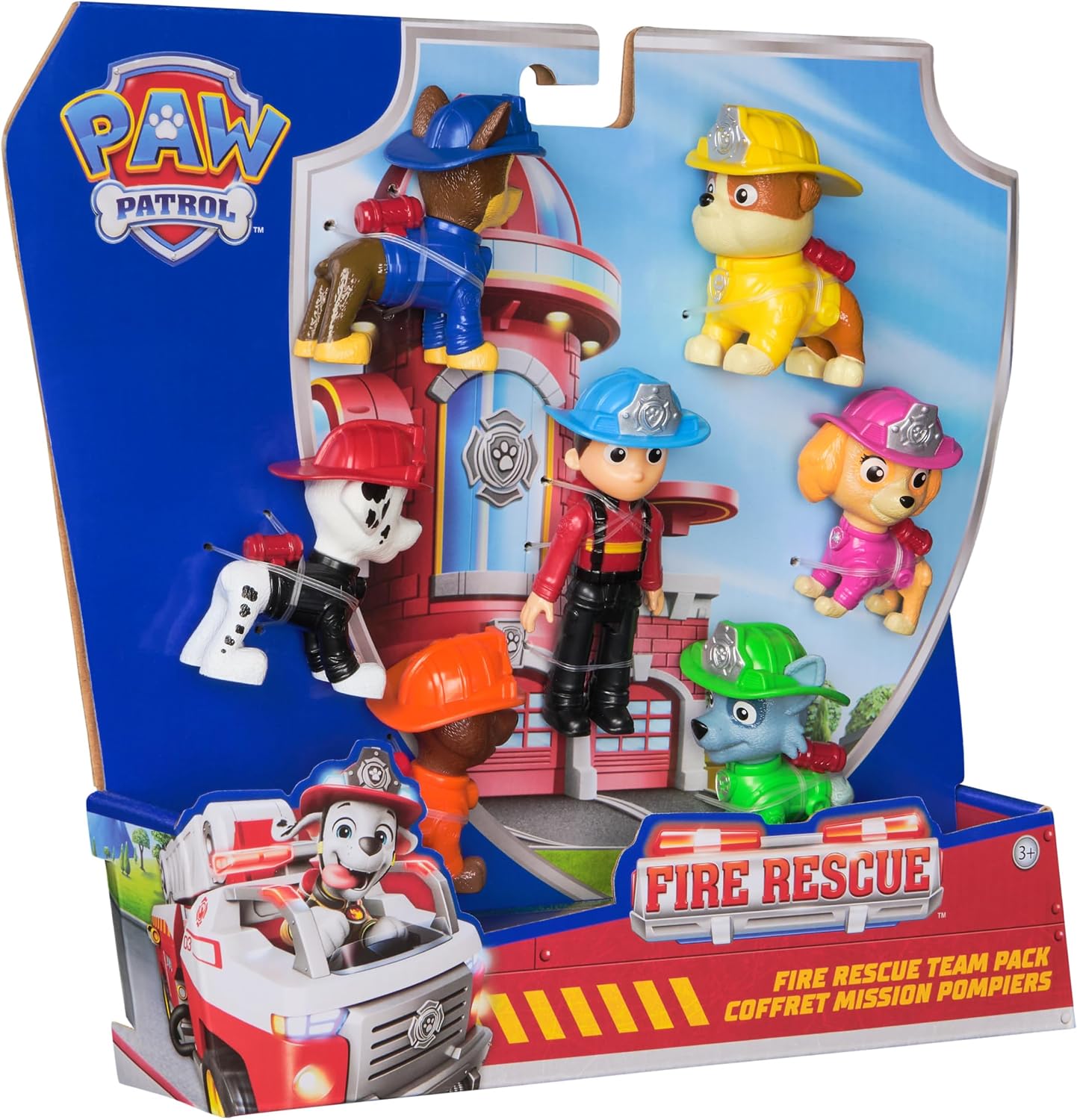 Thumbnail 5 de Paw Patrol Fire Rescue Team Pack 7 figures