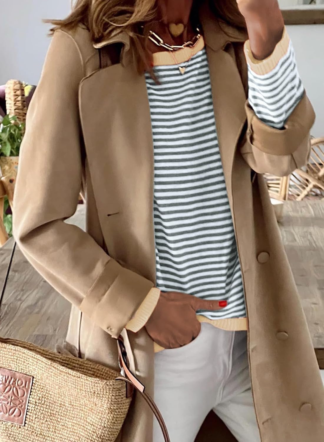Thumbnail 2 de Cuptacc Pullover Damen Gestreiftes Sweatshirt