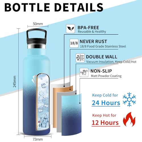 Detalle 2 de Grsta Botella Acero Inoxidable 500 ml 🚰