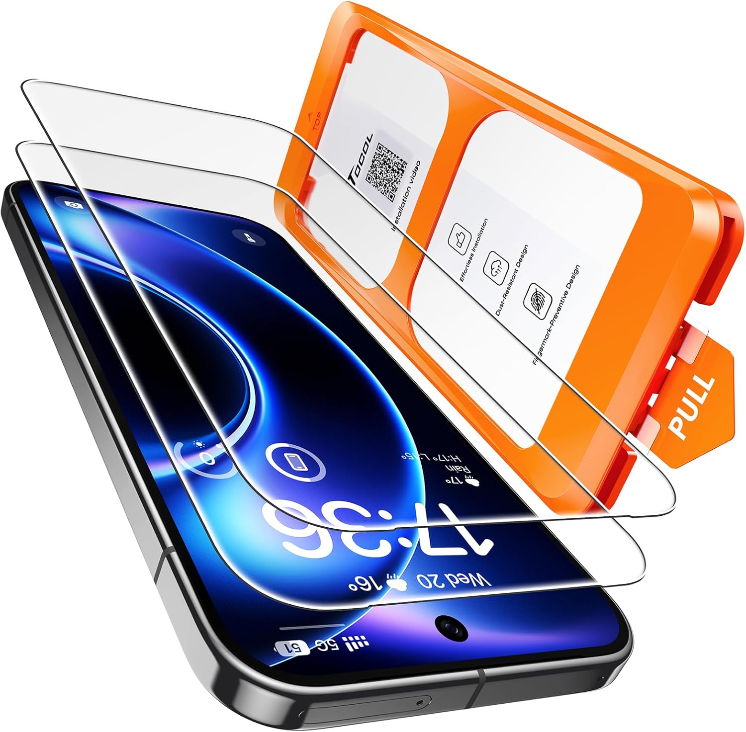 Thumbnail 6 de TOCOL Pixel 10 Pro XL tempered glass screen protector 6.8-inch