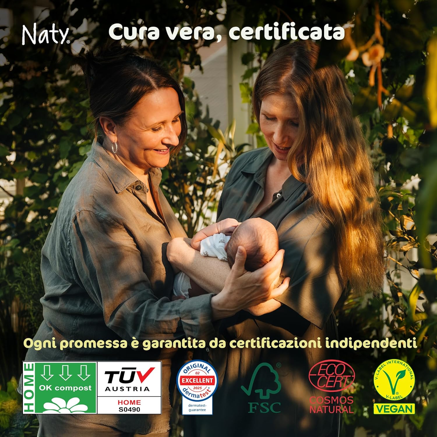 Detalle de Naty salviettine baby Naturali Senza Profumo – 672 pezzi (12 confezioni)