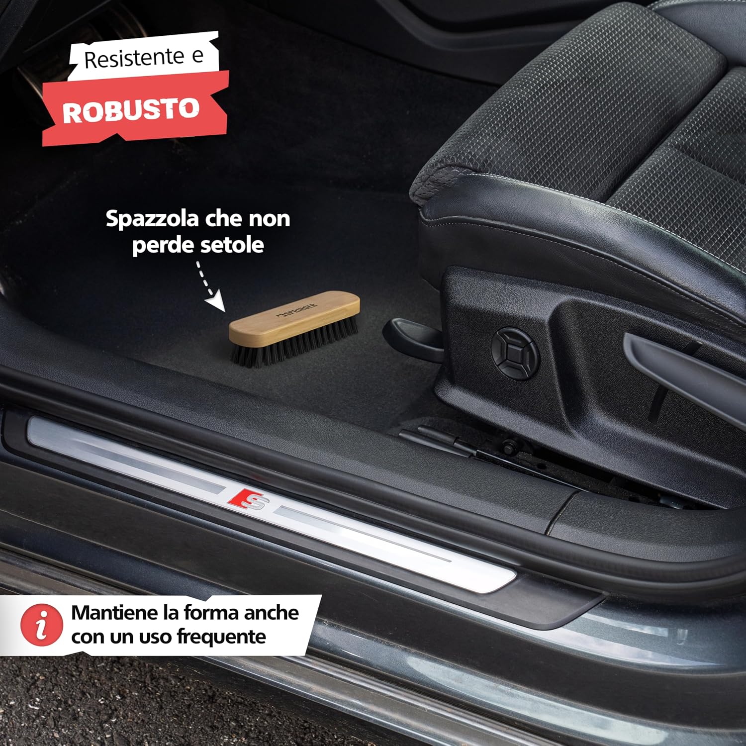 Detalle de SPRINGER ZX4000 - Spazzola per la pulizia dei tessuti: robusta, made in Germany