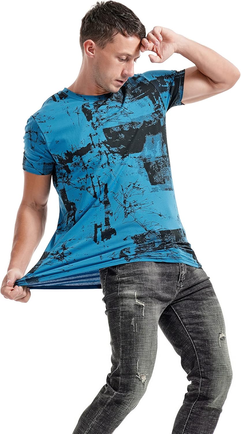 Thumbnail 3 de RONOMO Herren T-Shirt – 95% Baumwolle, 5% Spandex, Mikroelastik, hautfreundlich