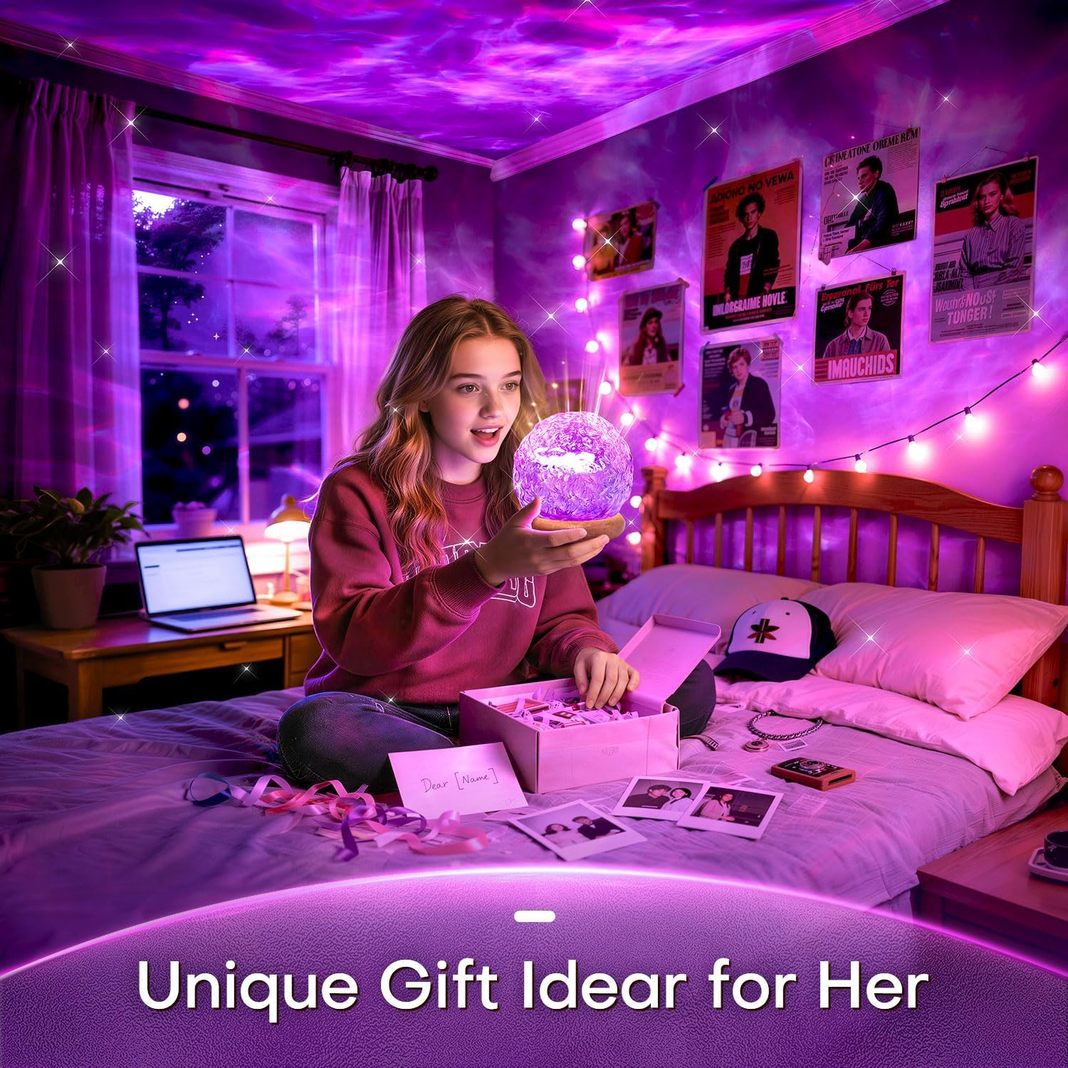Detalle de Sensory Lights 18‑colour mood light projector 🌙