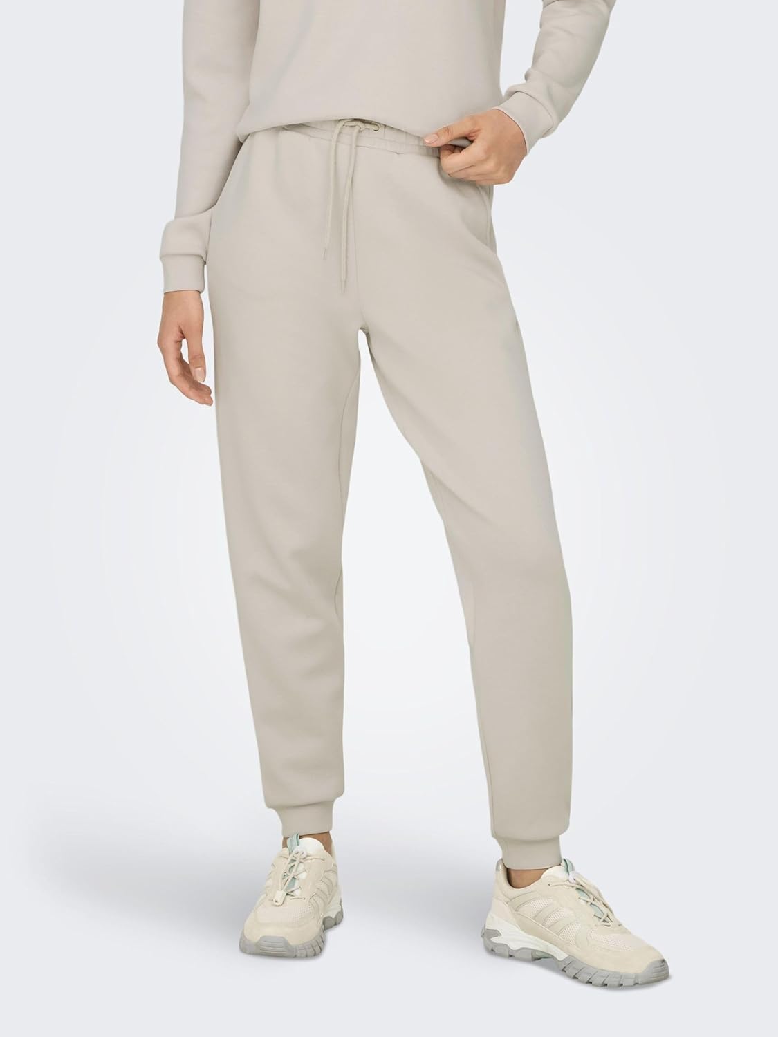 Thumbnail 1 de Pantalon de jogging femme ONLY Onplounge HW Regular en maille (avec cordon)