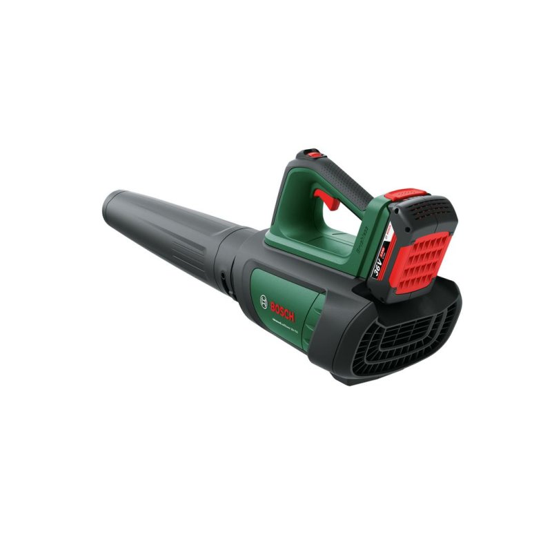 Detalle 2 de Bosch AdvancedLeafBlower 36V-750: soplador inalámbrico con batería de 2 Ah para jardines prácticos