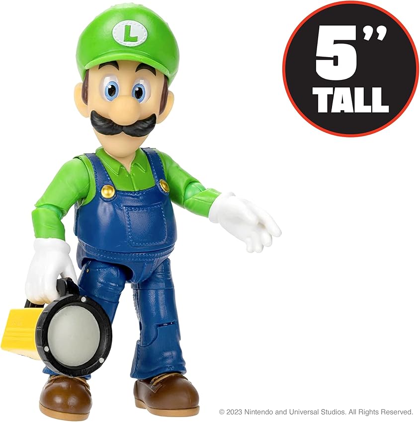 Thumbnail 1 de Nintendo Super Mario - Figura Articulada de Luigi 🎮 13 cm
