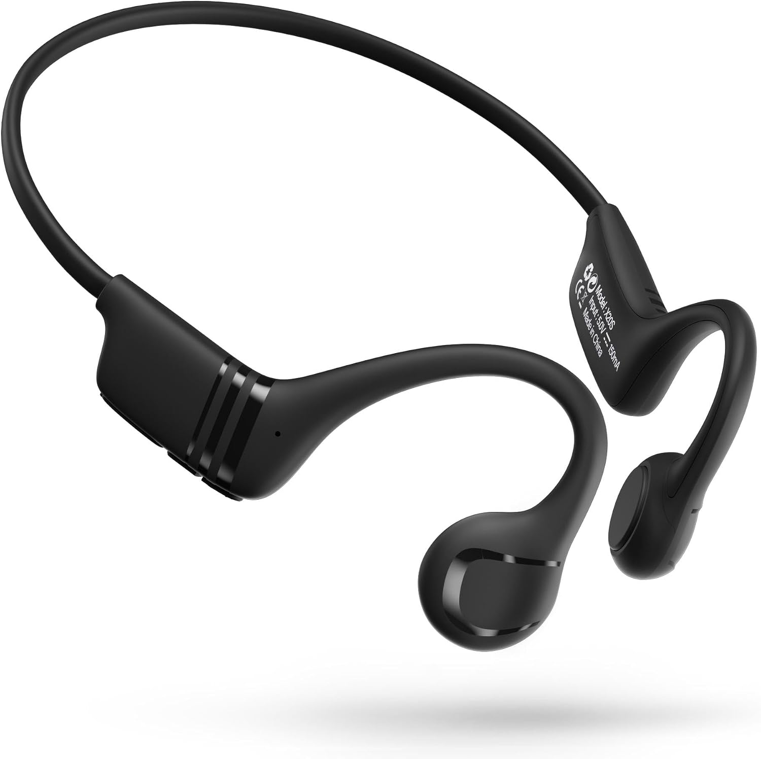 Detalle de MJOFFIN Bluetooth 5.4 Bone Conduction Headphones, 22g, IP55, Up to 10 Hours