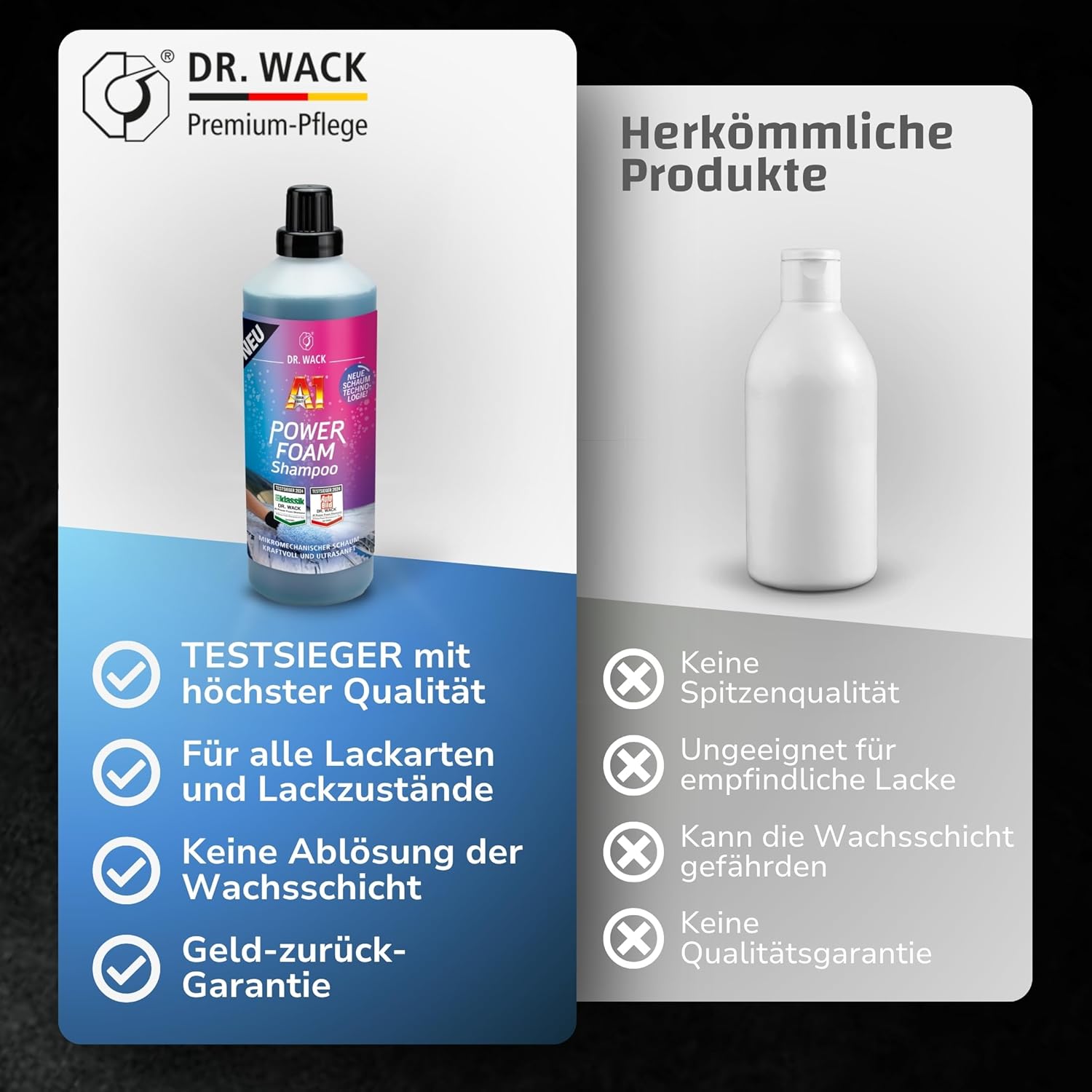 Thumbnail 6 de DR. WACK A1 Power Foam Shampoo 1 Liter – Autowäsche mit 2-in-1 Vorreinigung und Pflege