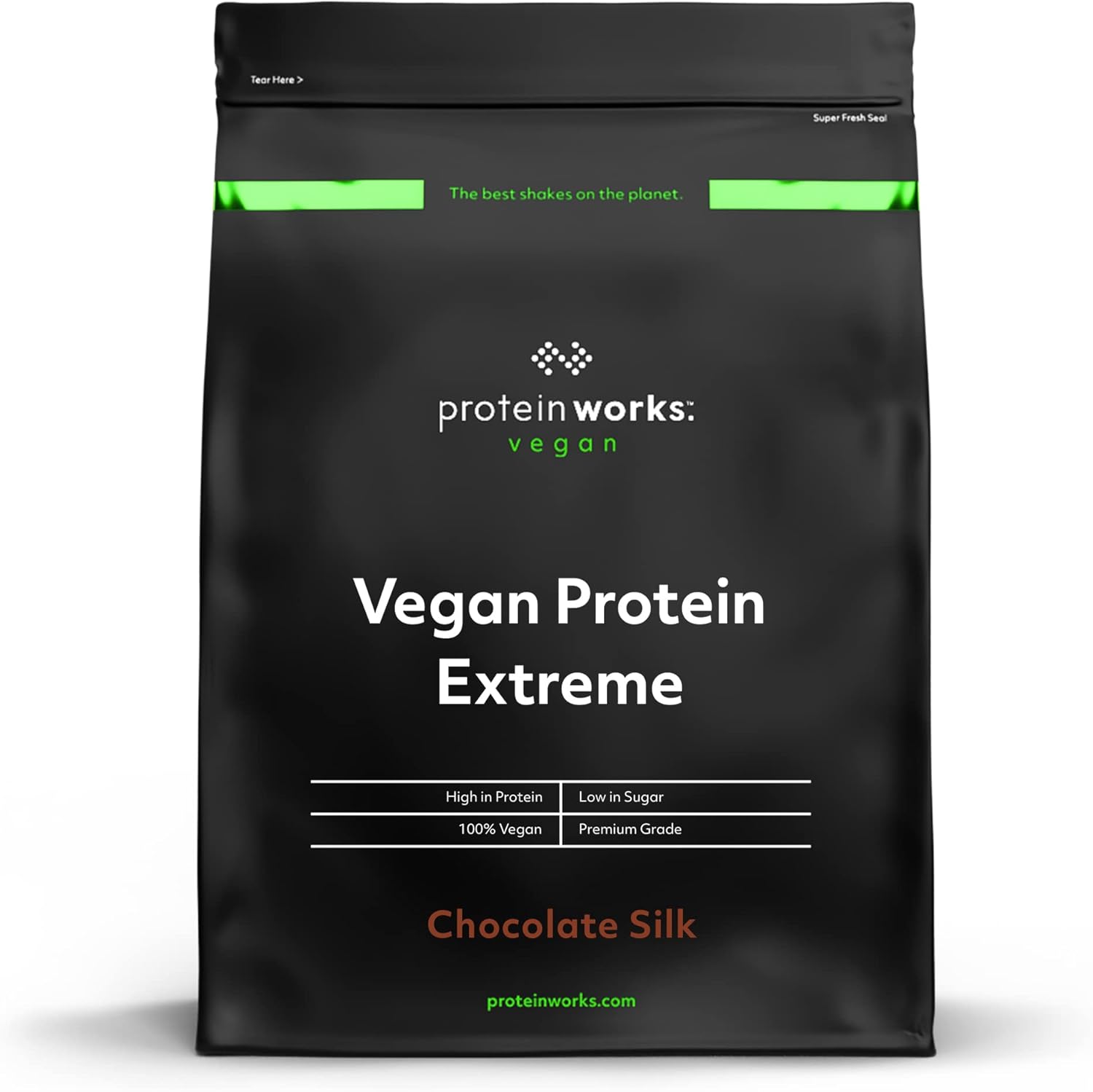 Detalle de THE PROTEIN WORKS Proteína Vegana Extreme 🌱 500g Chocolate
