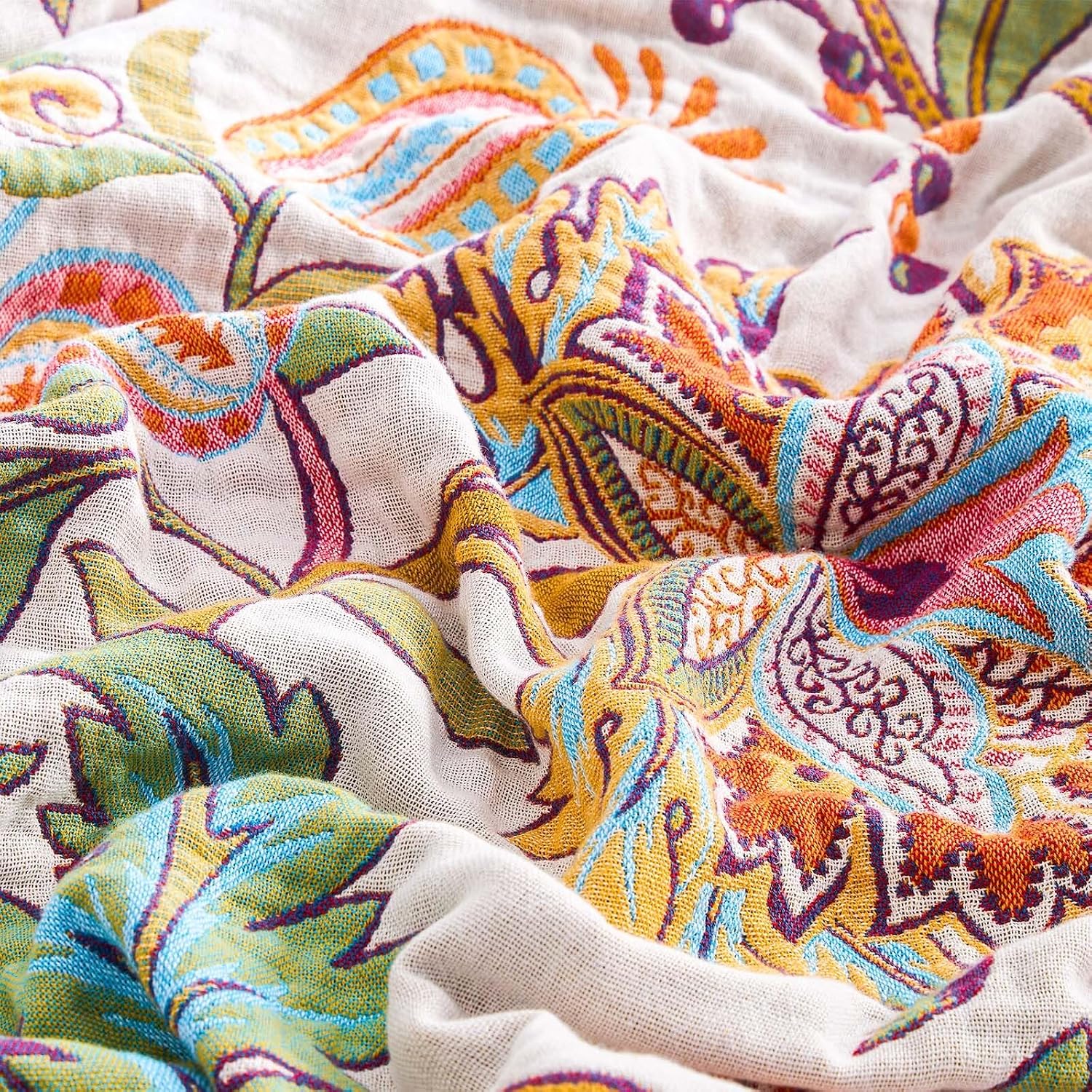 Thumbnail 4 de XIBLC Cotton Reversible Throw 50 x 60 inches