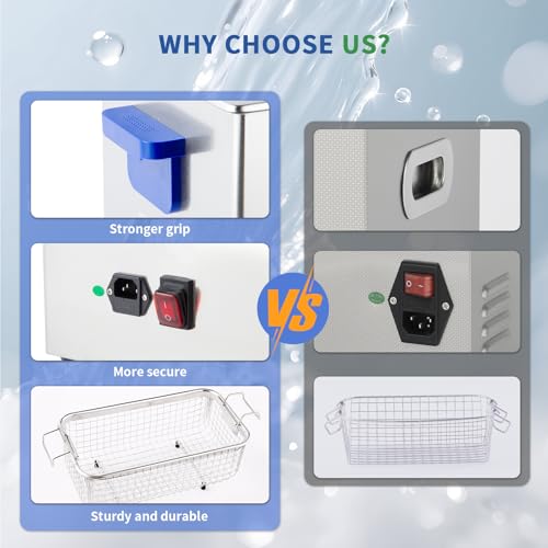 Thumbnail 5 de DK SONIC Ultrasonic Cleaner 2L with Heater and Timer — 40kHz Jewellery & Eyewear Cleaner