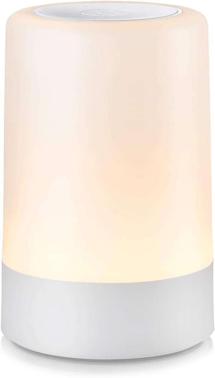 Detalle de G Keni Nursery Night Light, Rechargeable Touch Lamp with Dimmable Warm LED