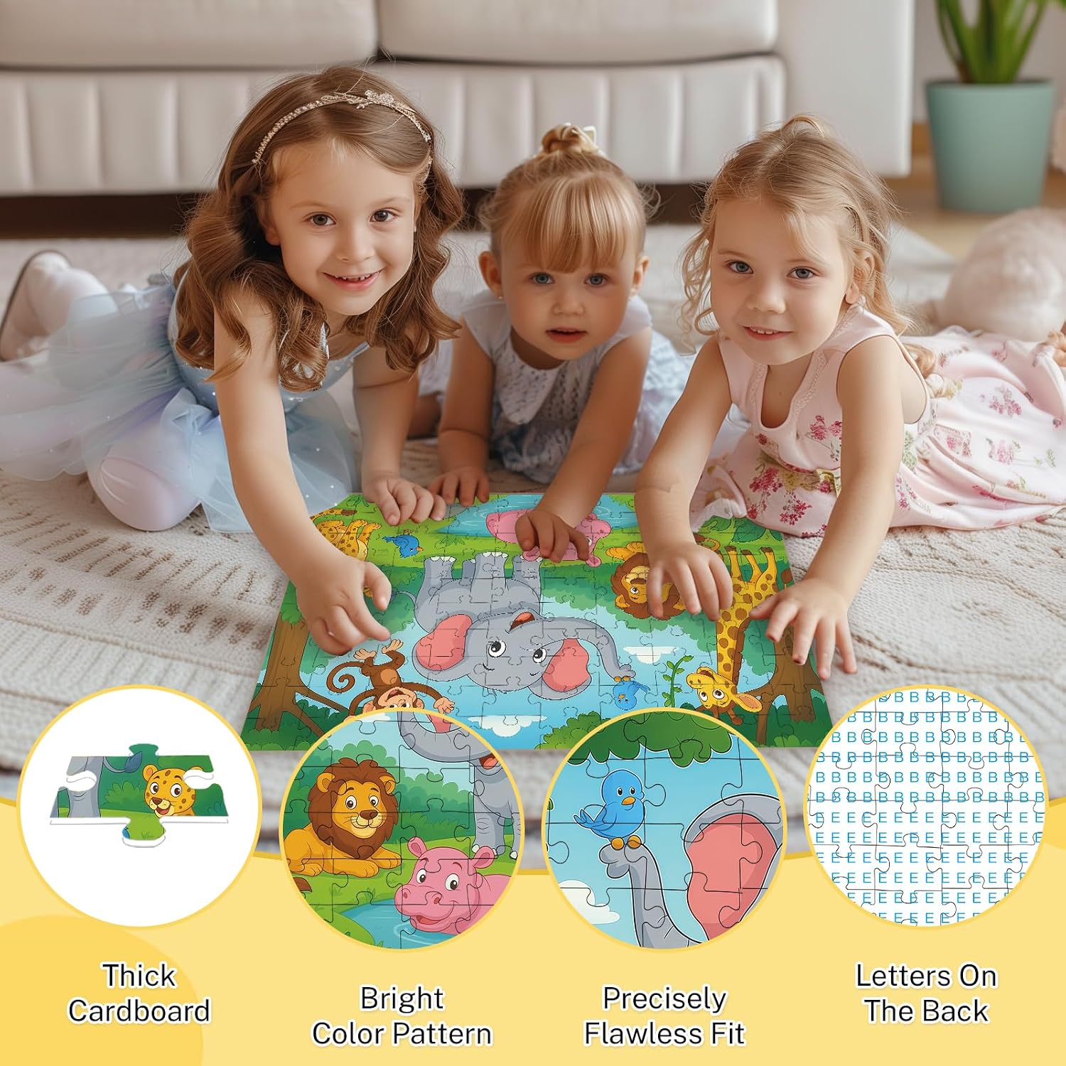 Detalle 2 de 100-Piece Kids Jigsaw 15x10 in 🧩
