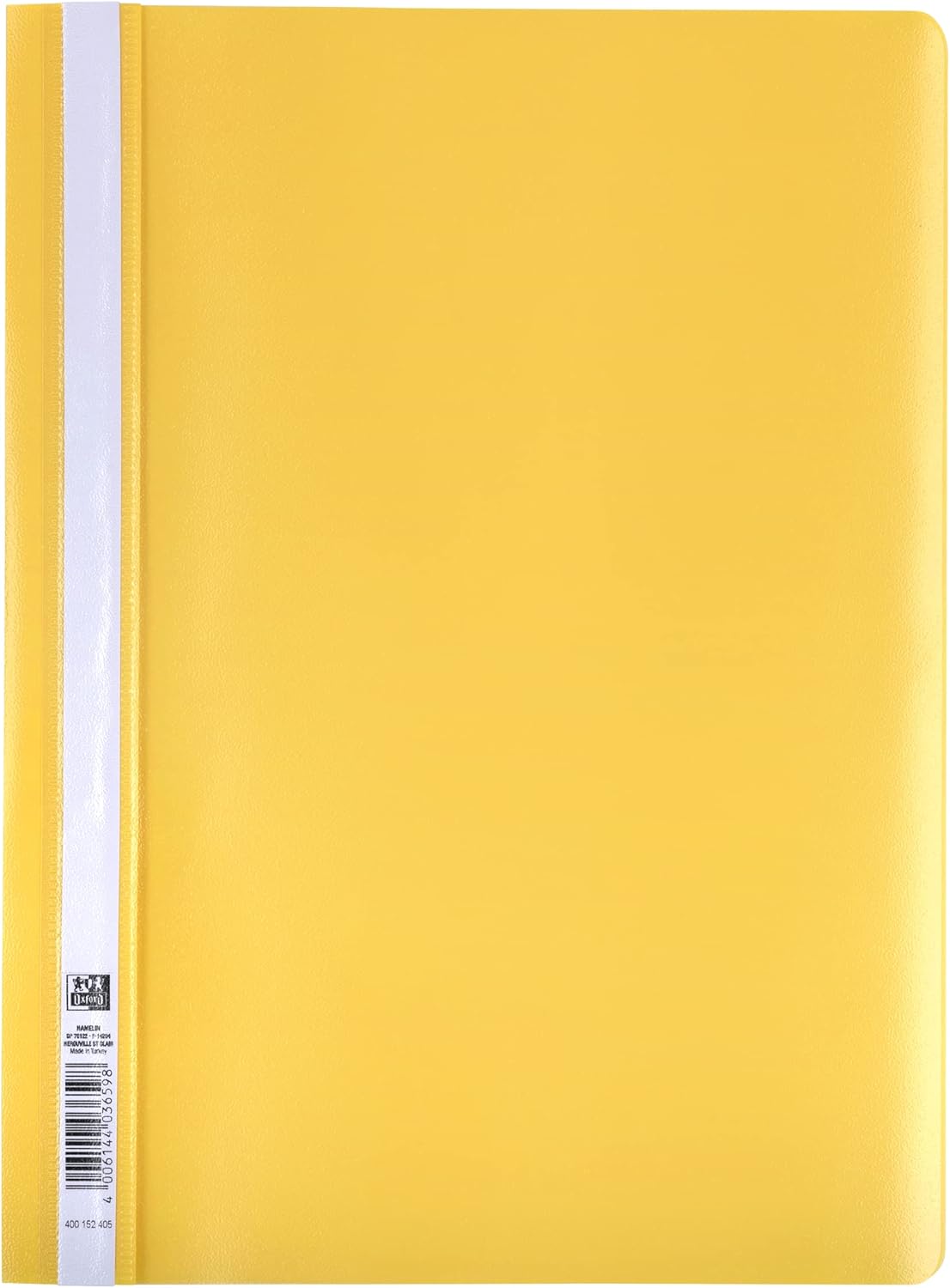 Thumbnail 1 de Oxford Schnellhefter A4 aus Kunststoff, gelb – 10er-Pack für übersichtliches Archivieren
