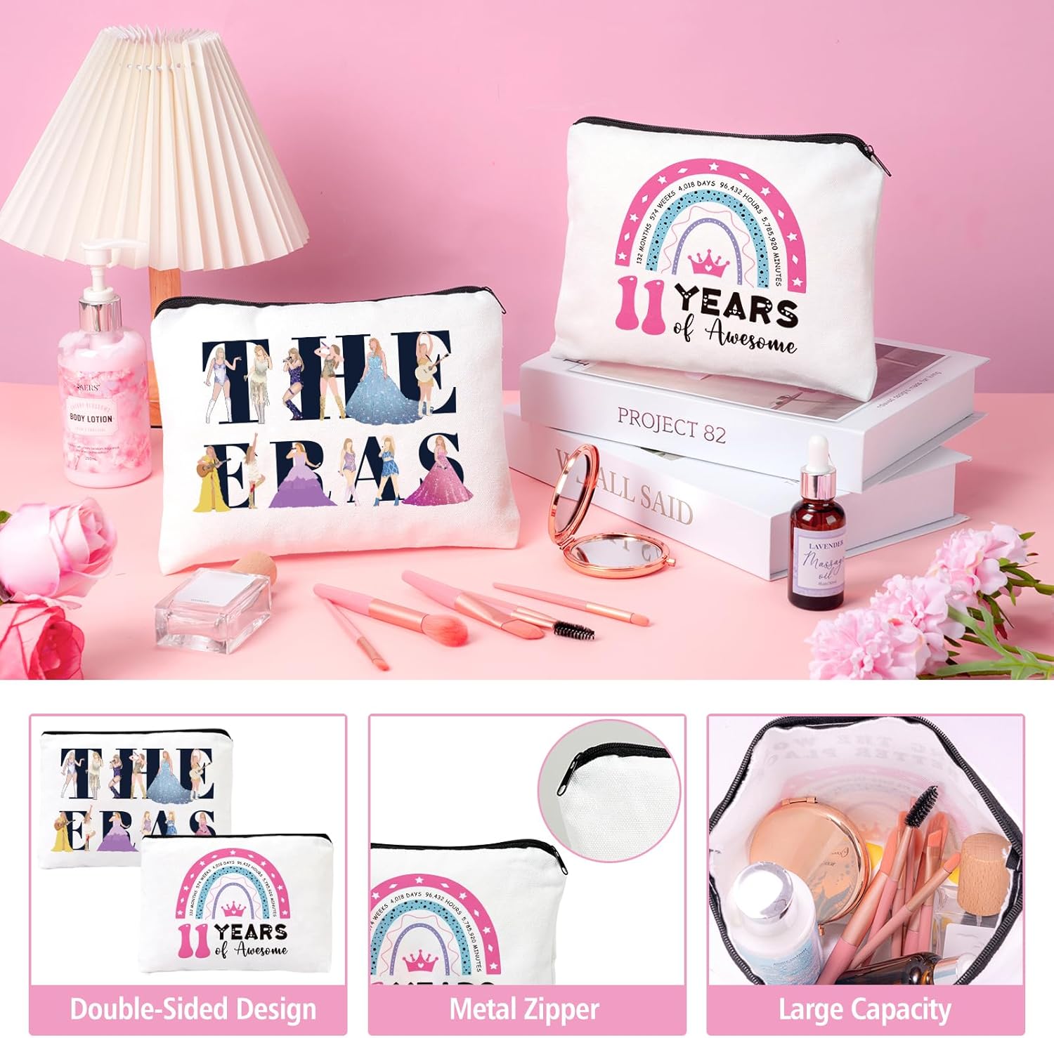 Thumbnail 2 de 11th Birthday Gift Set for Girls (25oz “In My 11th Birthday Era” Bottle) – Tween 11th Birthday Presents