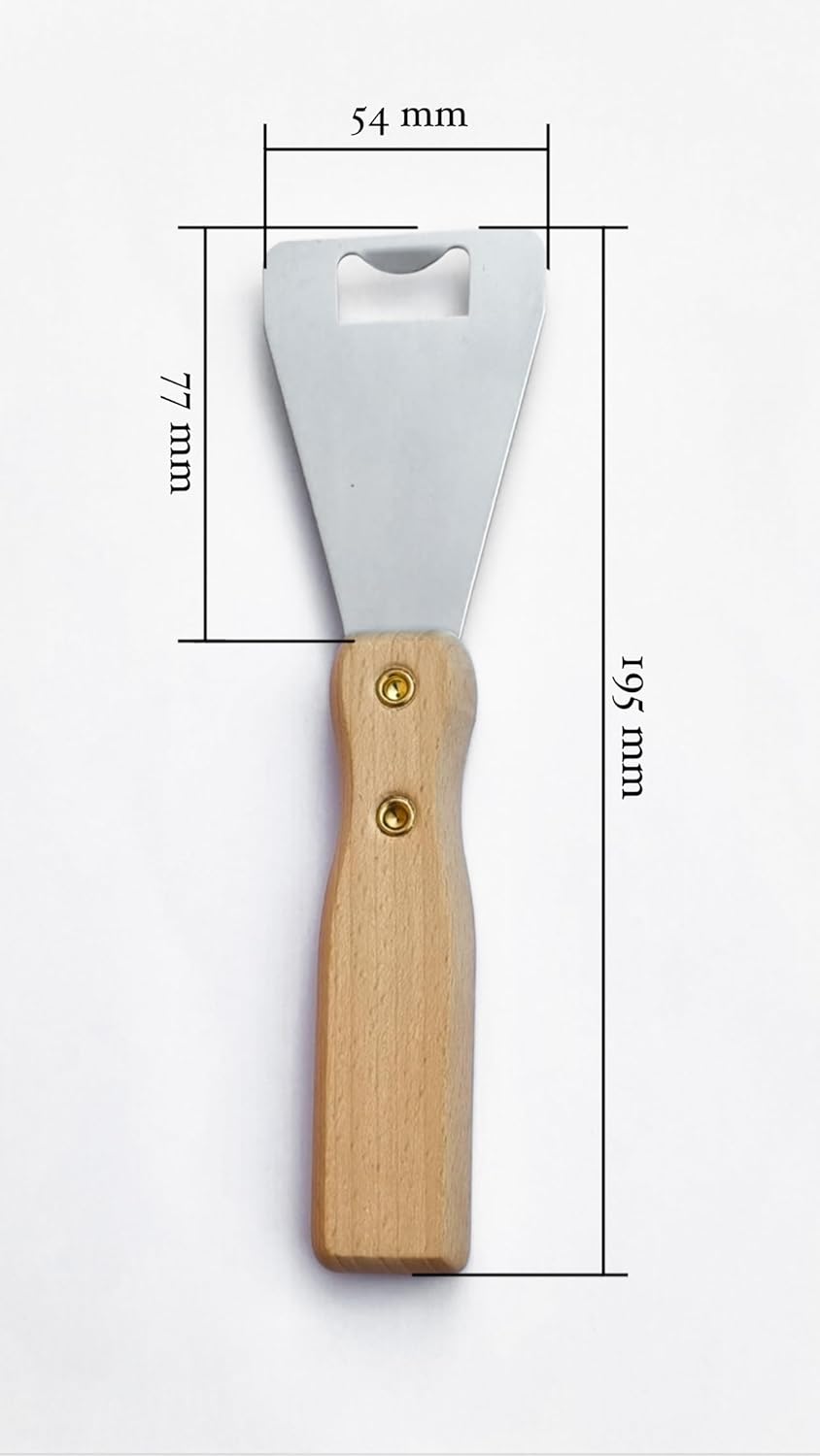 Thumbnail 4 de Sevko Ceiling Tile Puller (Stainless Steel 420) with Strong Wood Handle – Professional ceiling tile remover tool