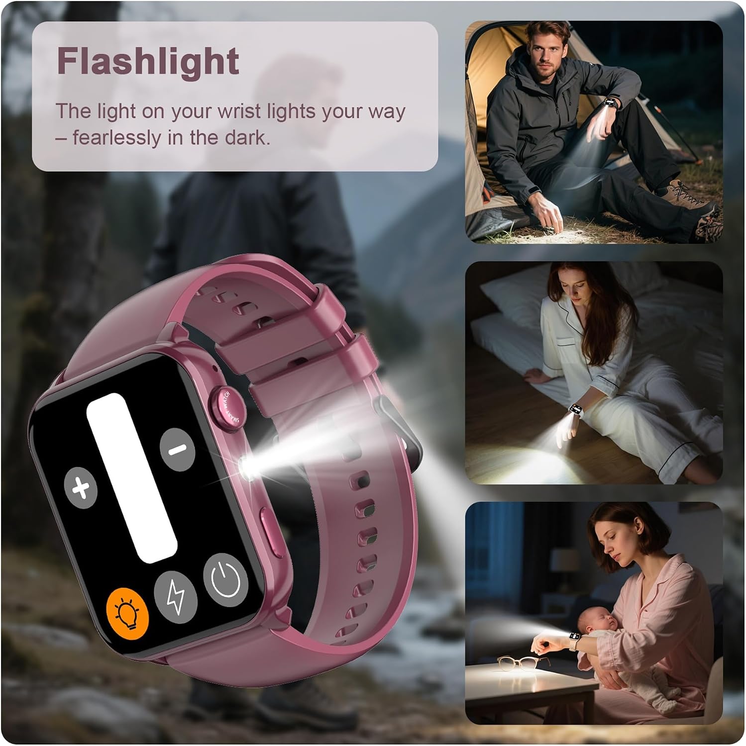 Thumbnail 5 de IOWODO Smart Watch 1.91" HD fitness tracker