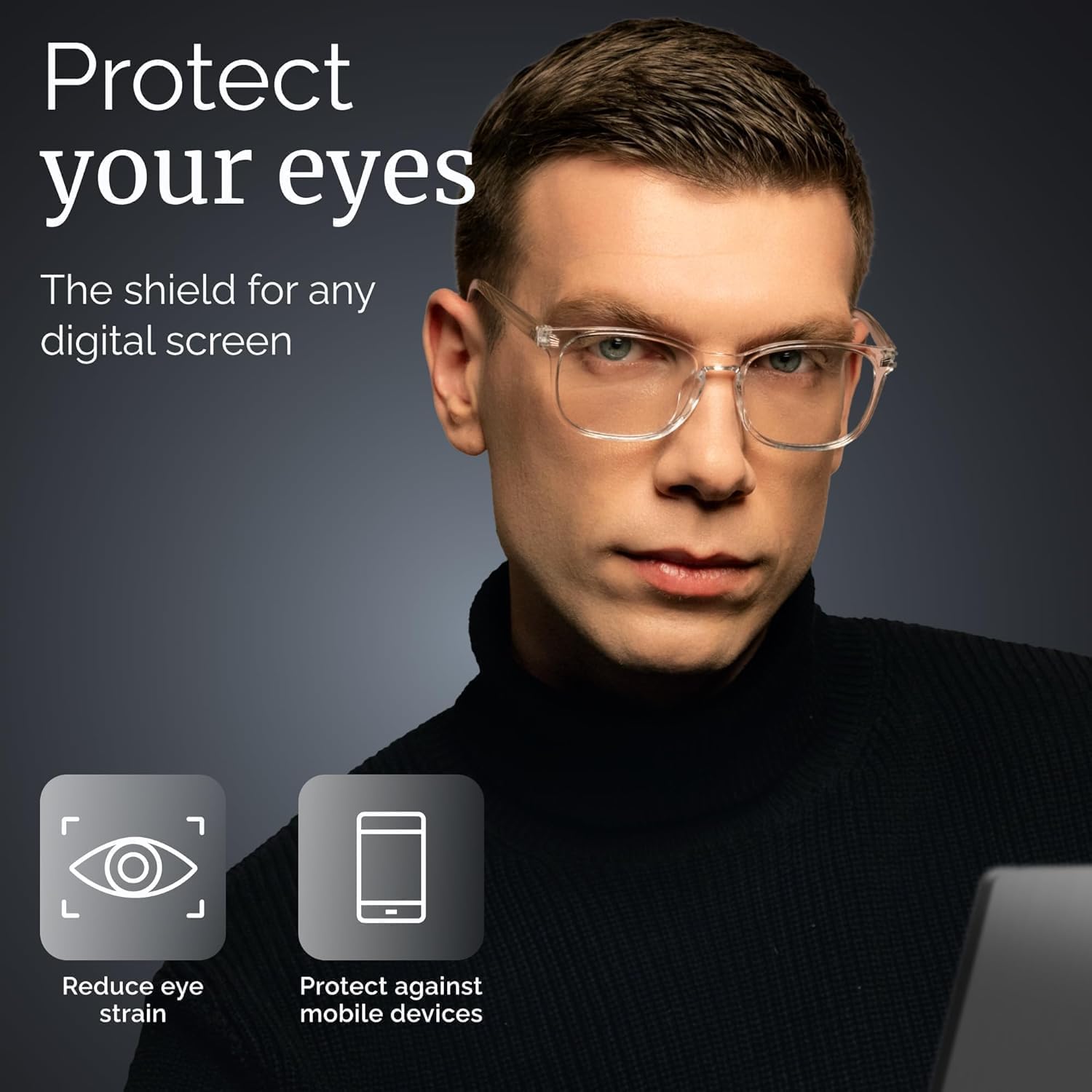 Detalle de livho High Tech Blue Light Glasses — Advanced Blue Light Blocking Computer Glasses