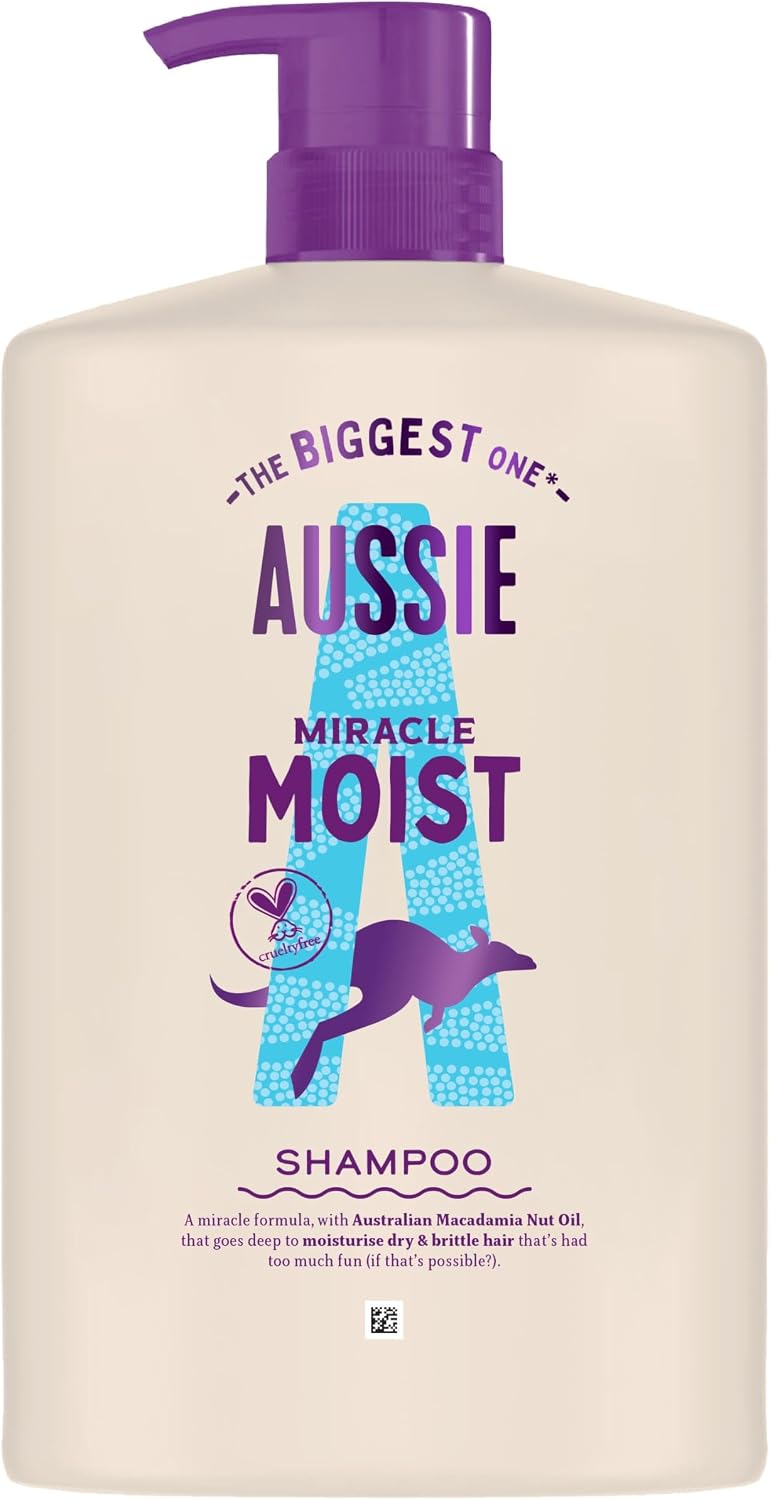 Detalle de Aussie Miracle Moist Shampoo idratante 1000 ml