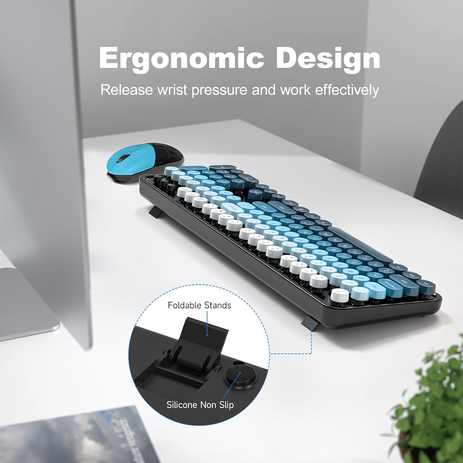 Detalle 1 de MOFII Wireless Keyboard and Mouse Combo 10m