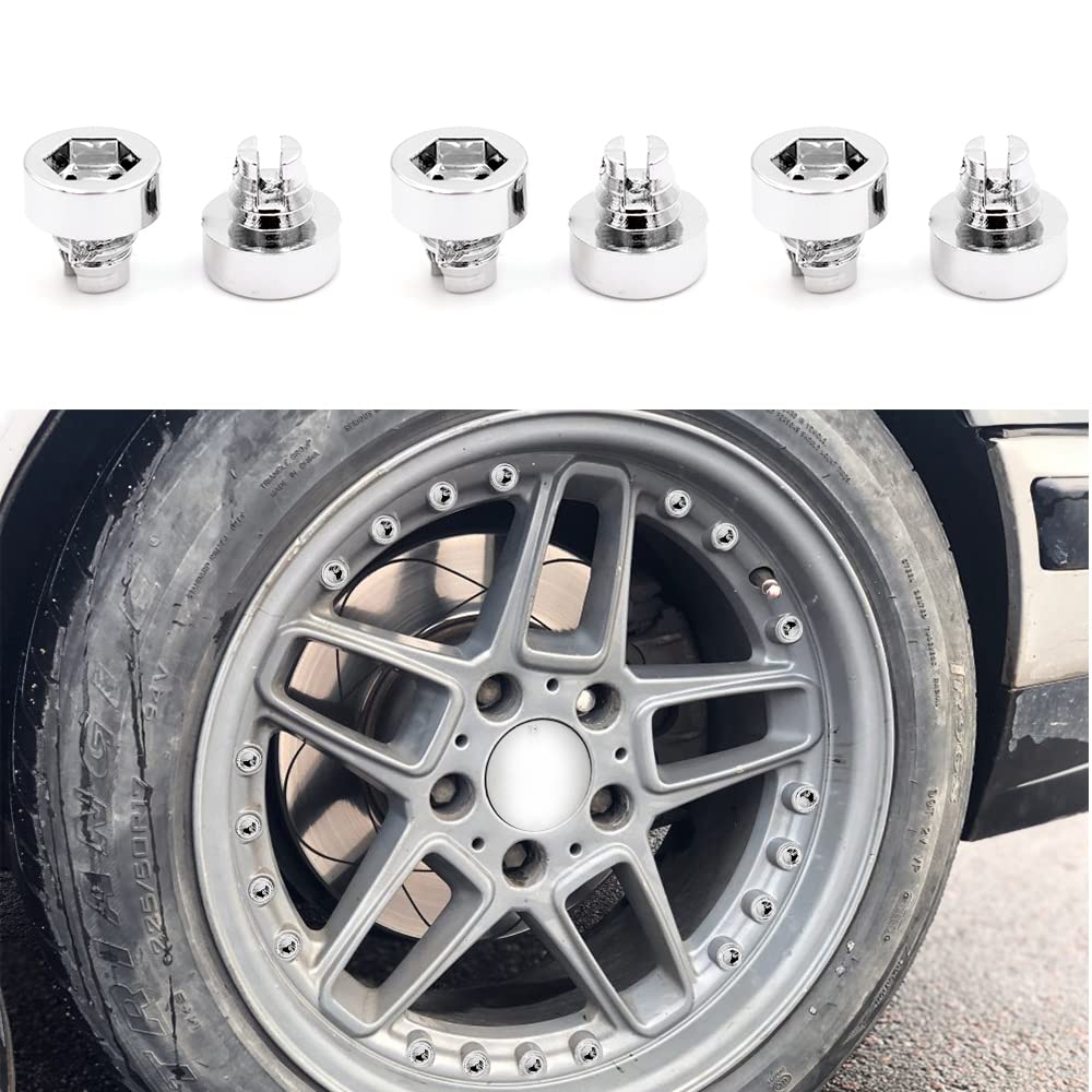 Thumbnail 6 de RhinoTuning 50 Pcs Set 0.3" / 7.5mm Wheel Rim Rivets – Replacement Plastic Rivets for Auto