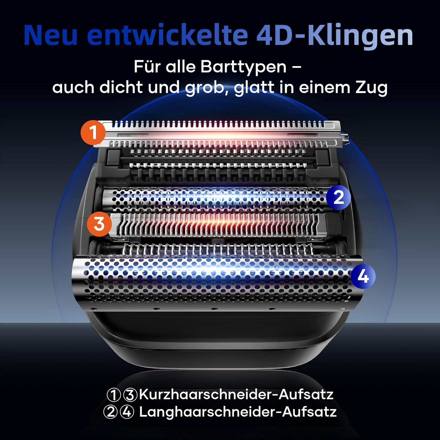 Thumbnail 1 de kensen Mini Foil Shaver Elektrorasierer 120 Min