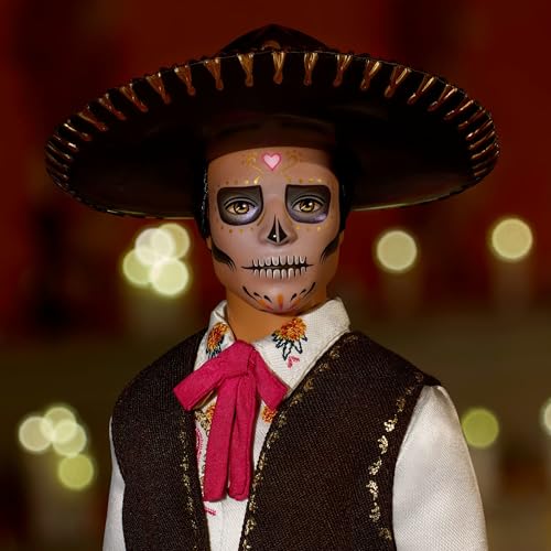 Detalle 2 de Barbie Signature Ken JBJ06 Día de Muertos 2025 muñeco 🎎