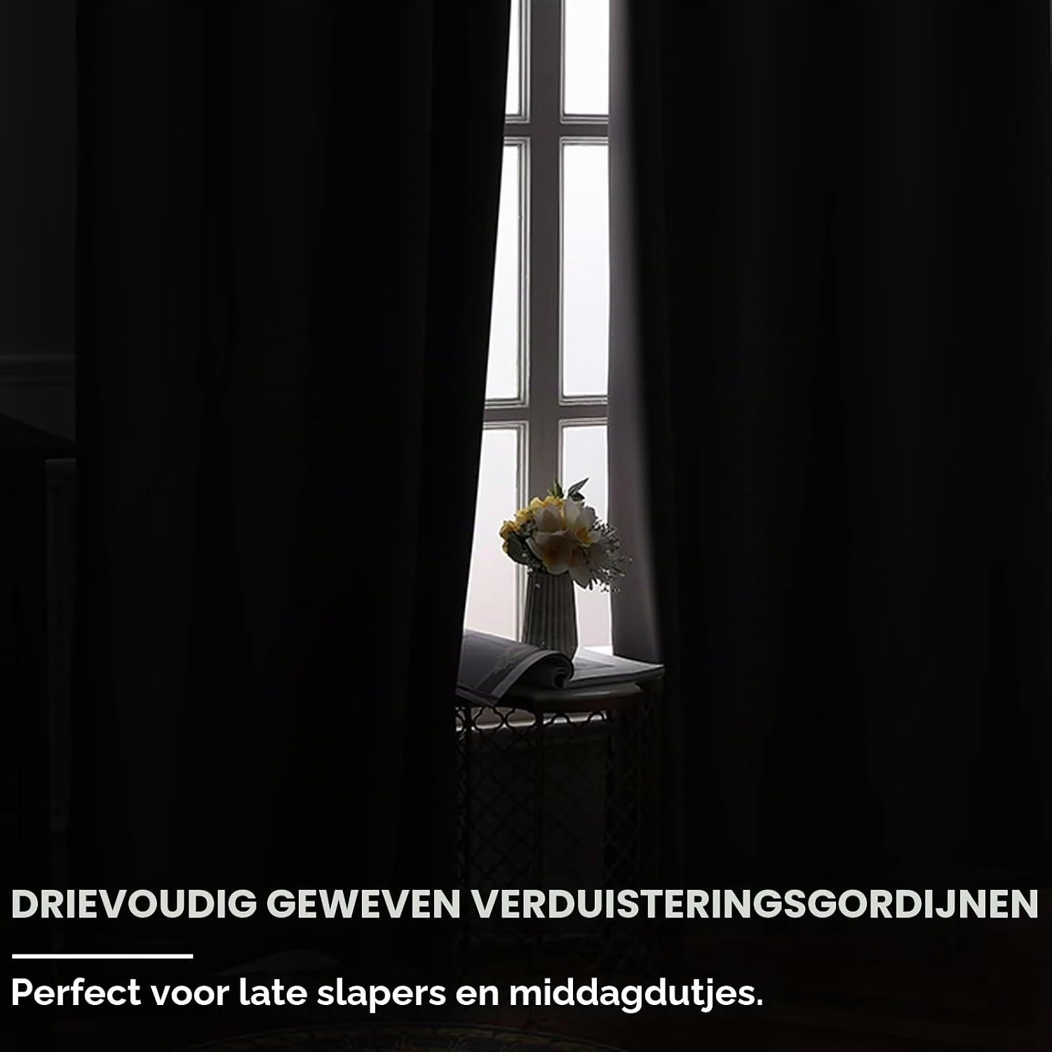 Thumbnail 6 de DWCN DWEU-EDZGB-CD-5596-13 verduisterende gordijnen met plooiband, lichtblauw