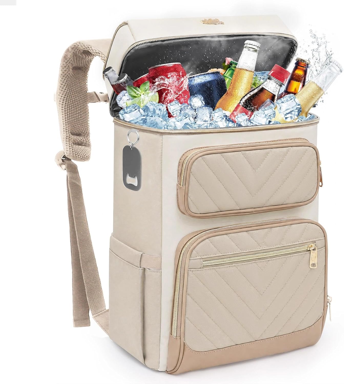 Detalle de Insulated Cooler Backpack with PEVA Liner