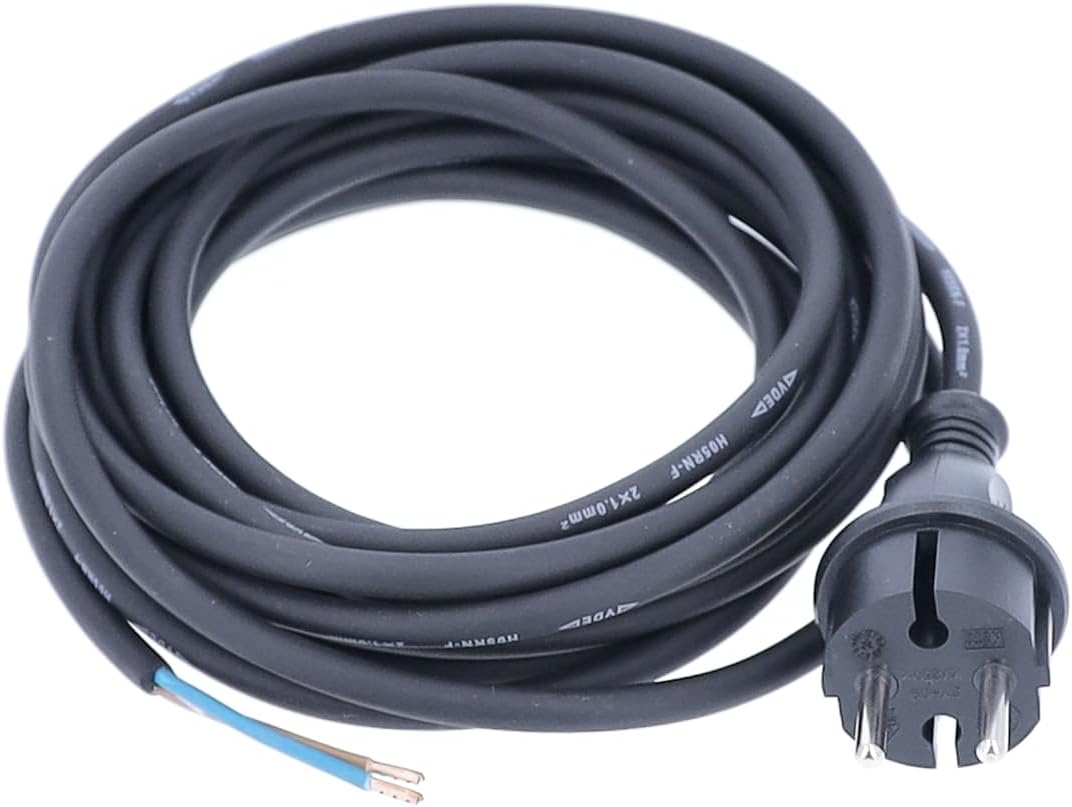 Thumbnail 1 de as - Schwabe Bohrmaschinen-Anschlussleitung 5 m | Gummi-Anschlussleitung H05RN-F 2x1,0mm, IP44, Konturenstecker