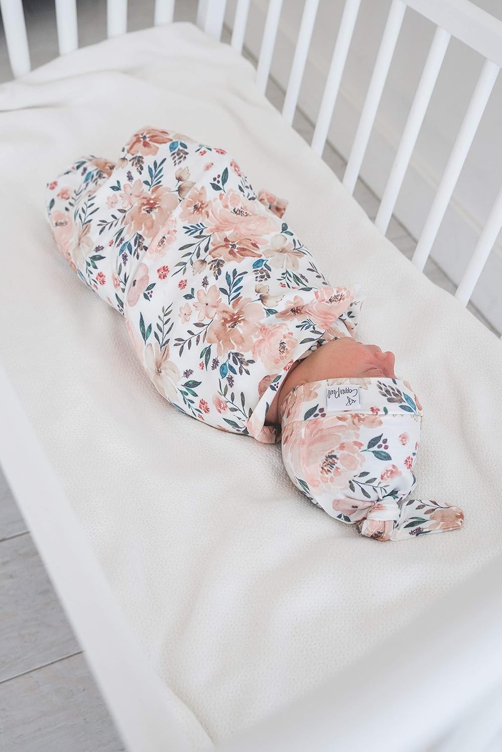 Detalle de Copper Pearl knit baby swaddle blanket, Large