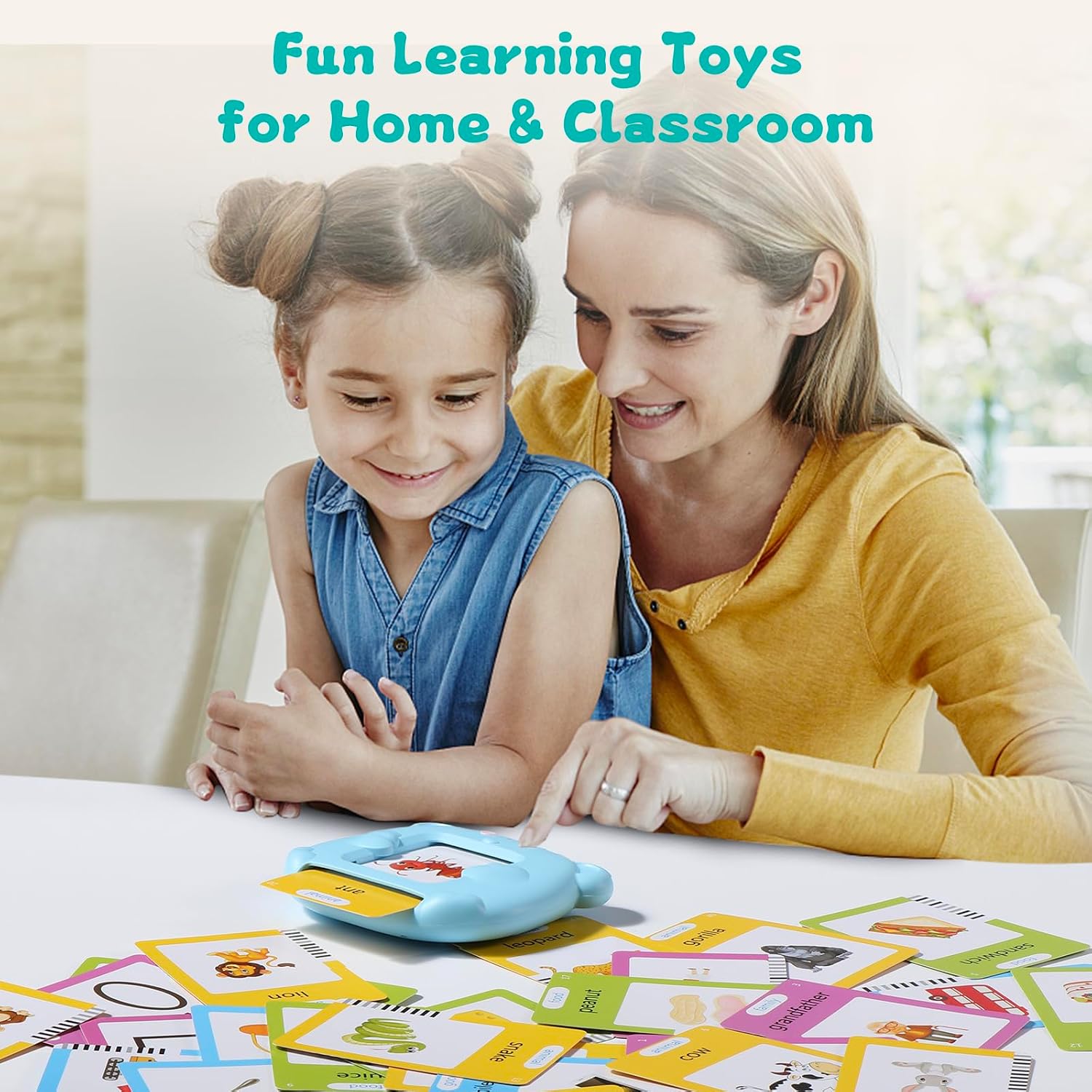 Thumbnail 4 de Oderra Talking Flash Cards for Toddlers (224 Words) – Educational Audio Cards