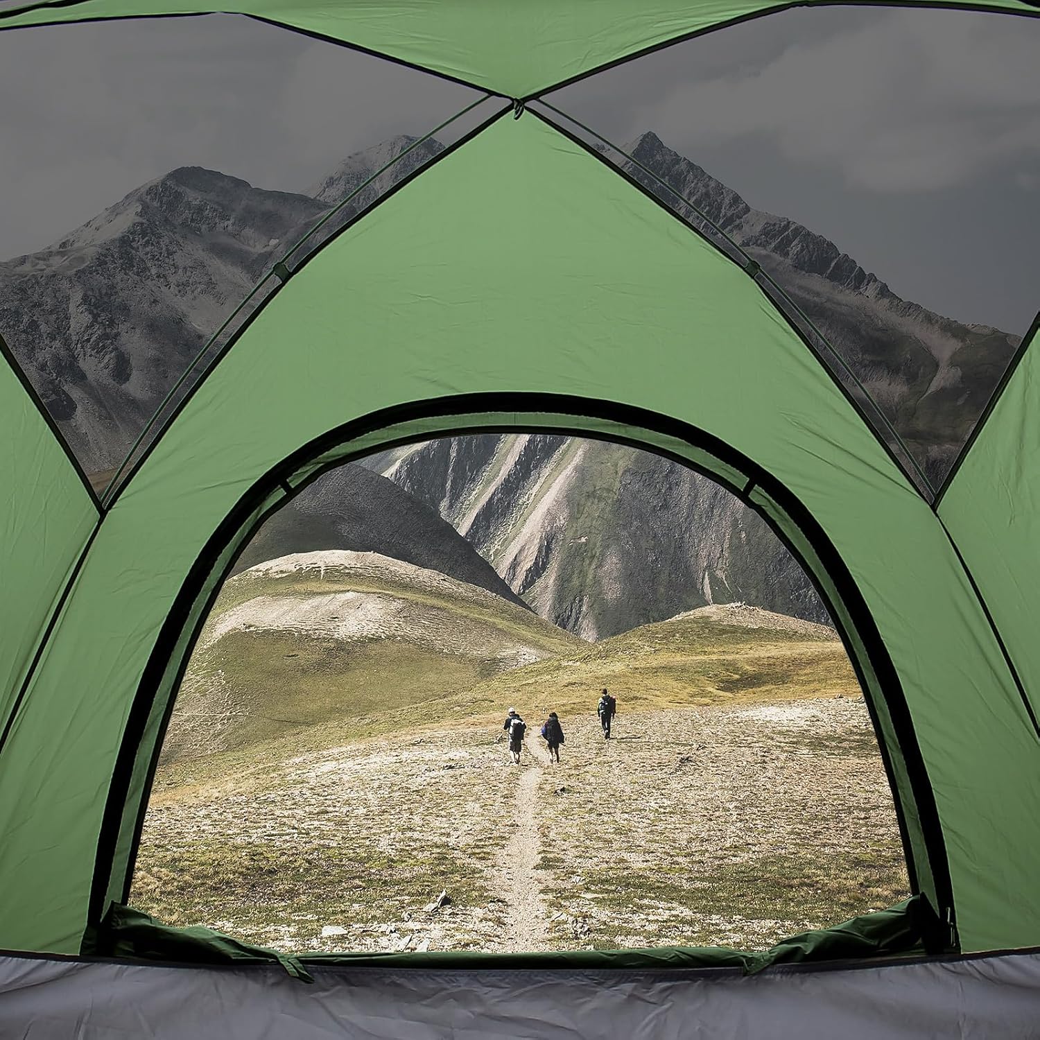 Detalle 2 de JAICOM Tenda Campeggio Ultraleggera 2 persone: leggera, resistente e pronta all’uso