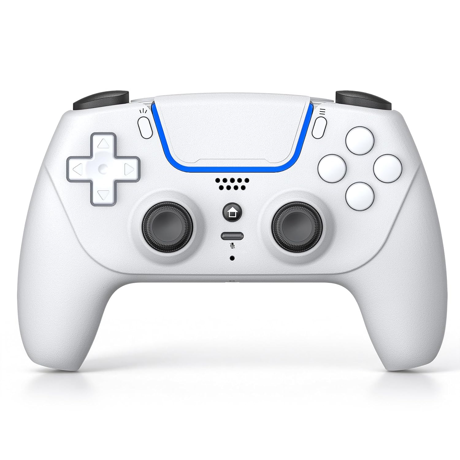 Detalle de MOOGOLE Controller Wireless Gamepad for PS5, PC, Mac & Mobile, White