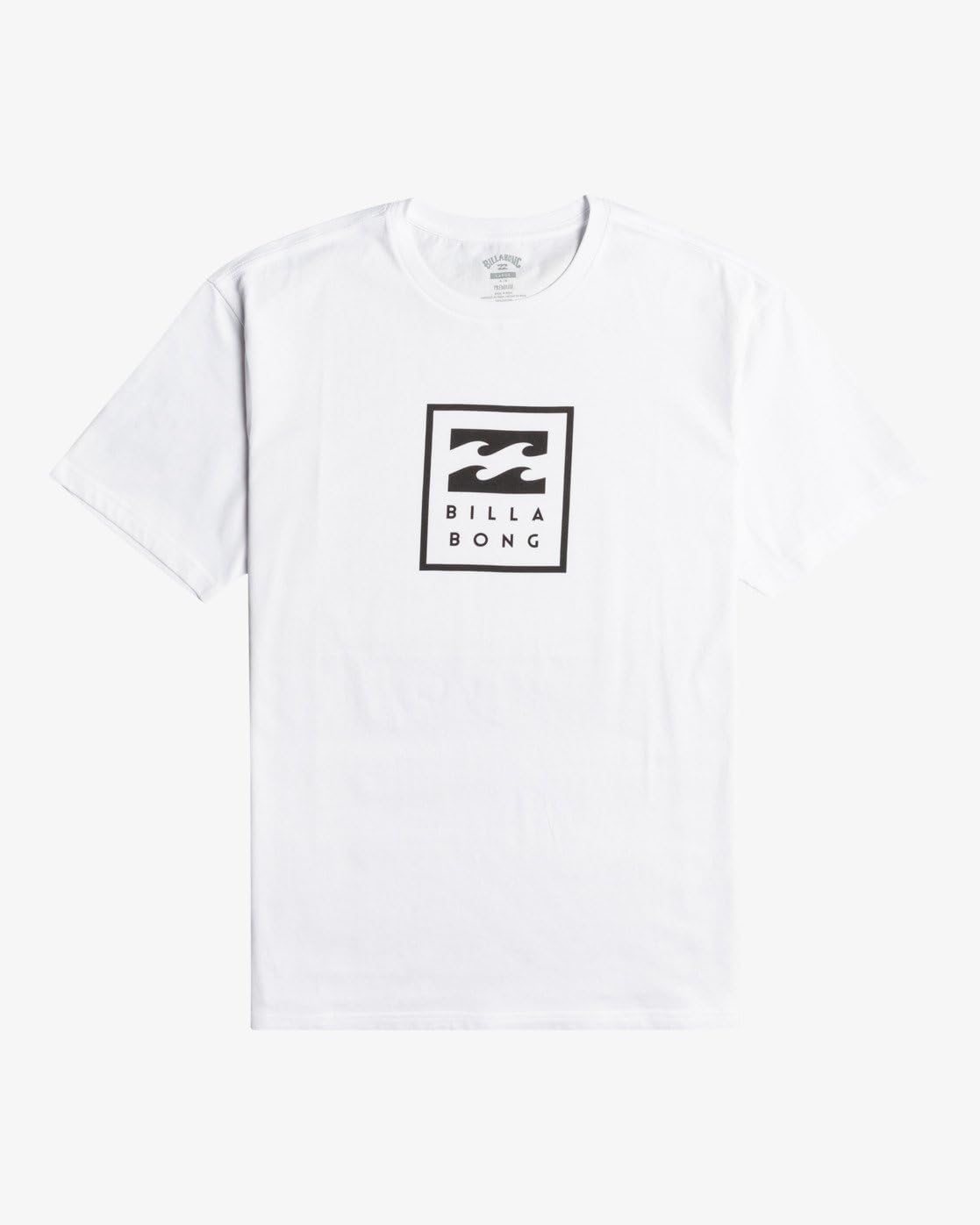 Detalle de Billabong Unity Stacked T-Shirt Homme – Lot de 1, coton 160 g/m², coupe régulière