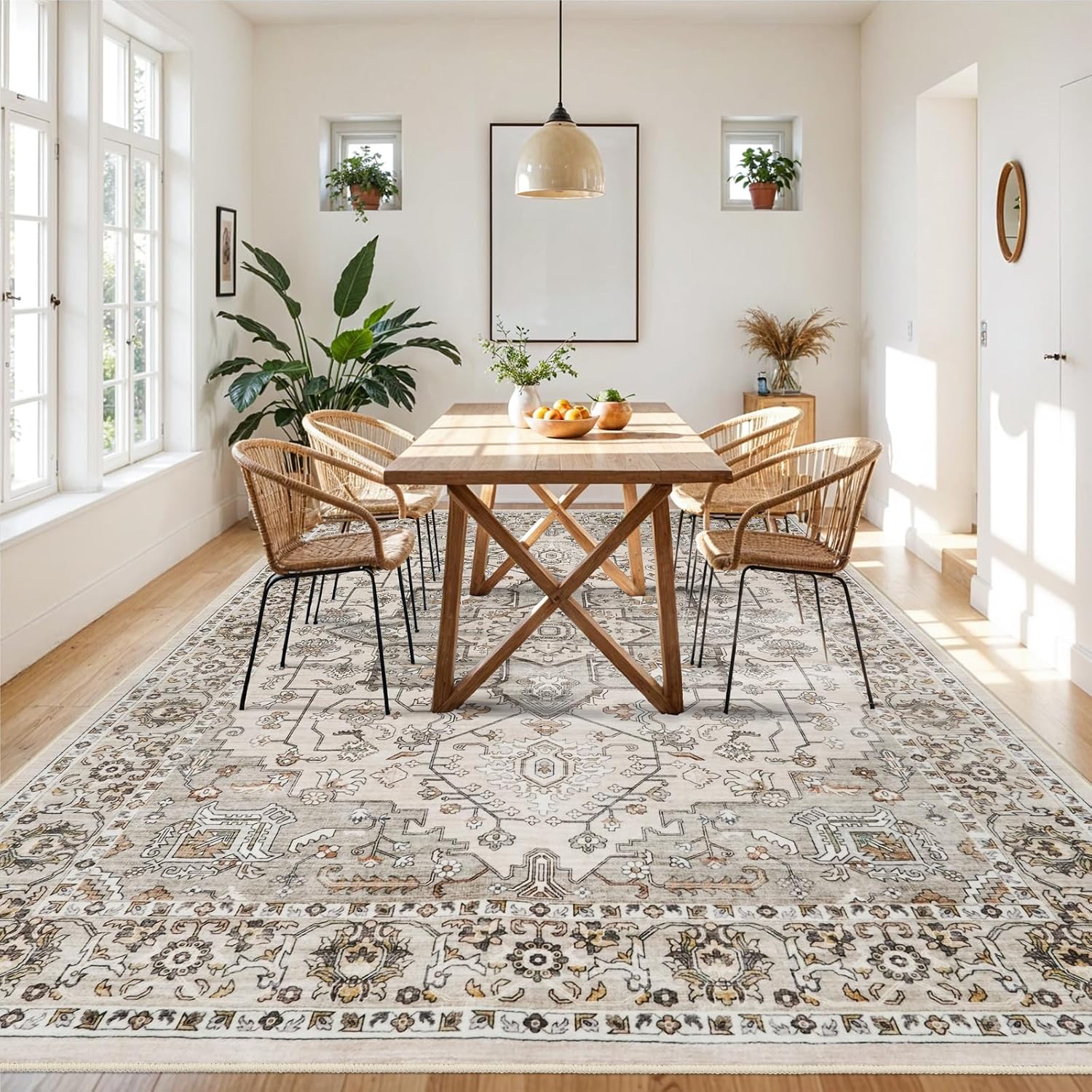 Detalle de RUUGME 9x12 Washable Area Rug
