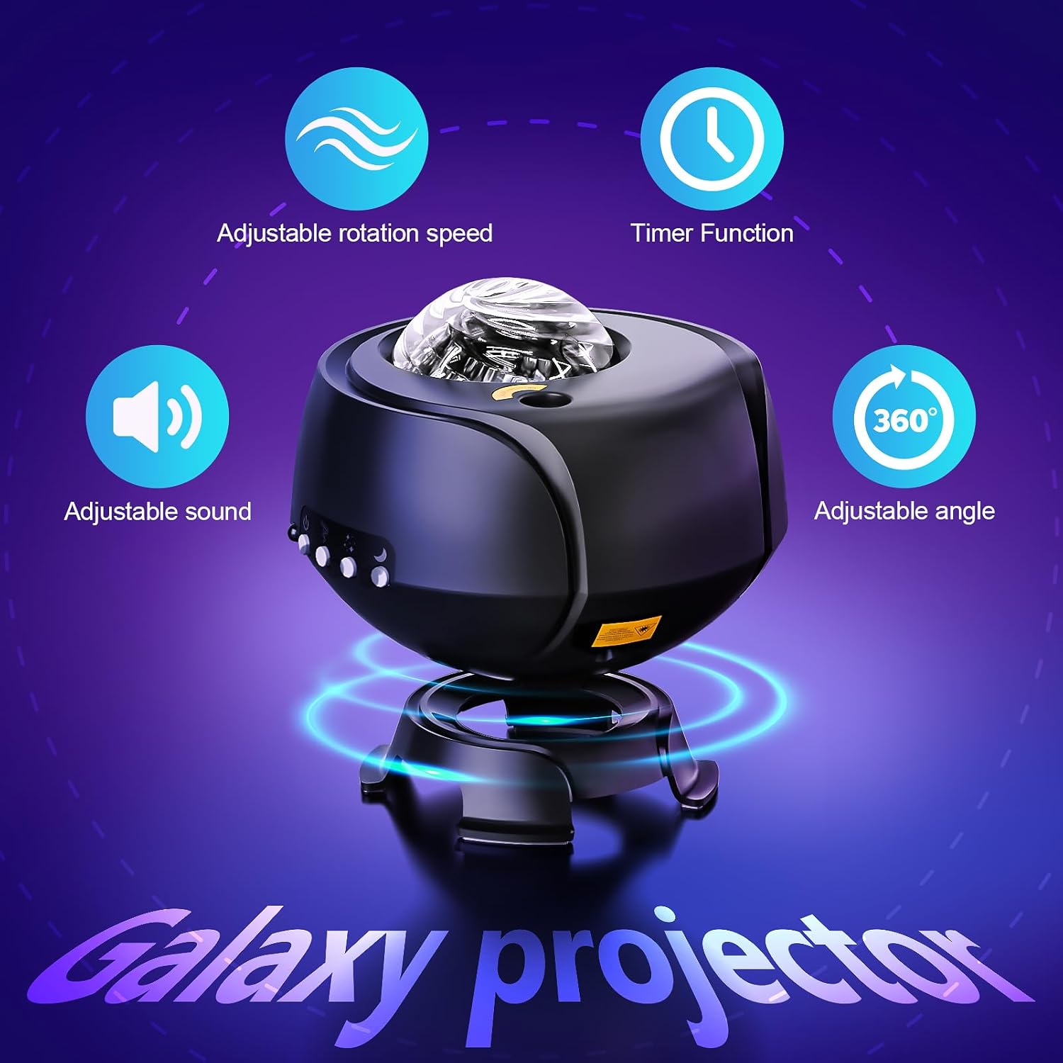 Detalle 2 de FLITI Star Projector Galaxy night light 🎥