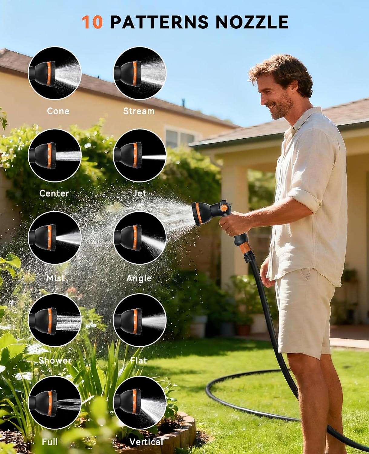 Thumbnail 4 de SUNPOW hose reel 25m retractable garden hose