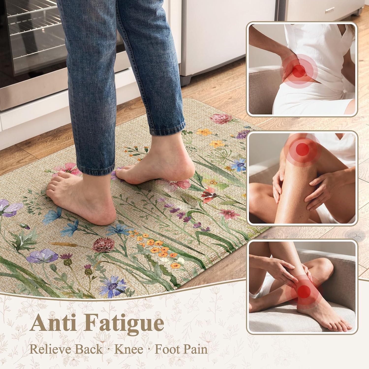 Thumbnail 1 de KIMODE Anti-Fatigue Kitchen Mat 12mm comfort
