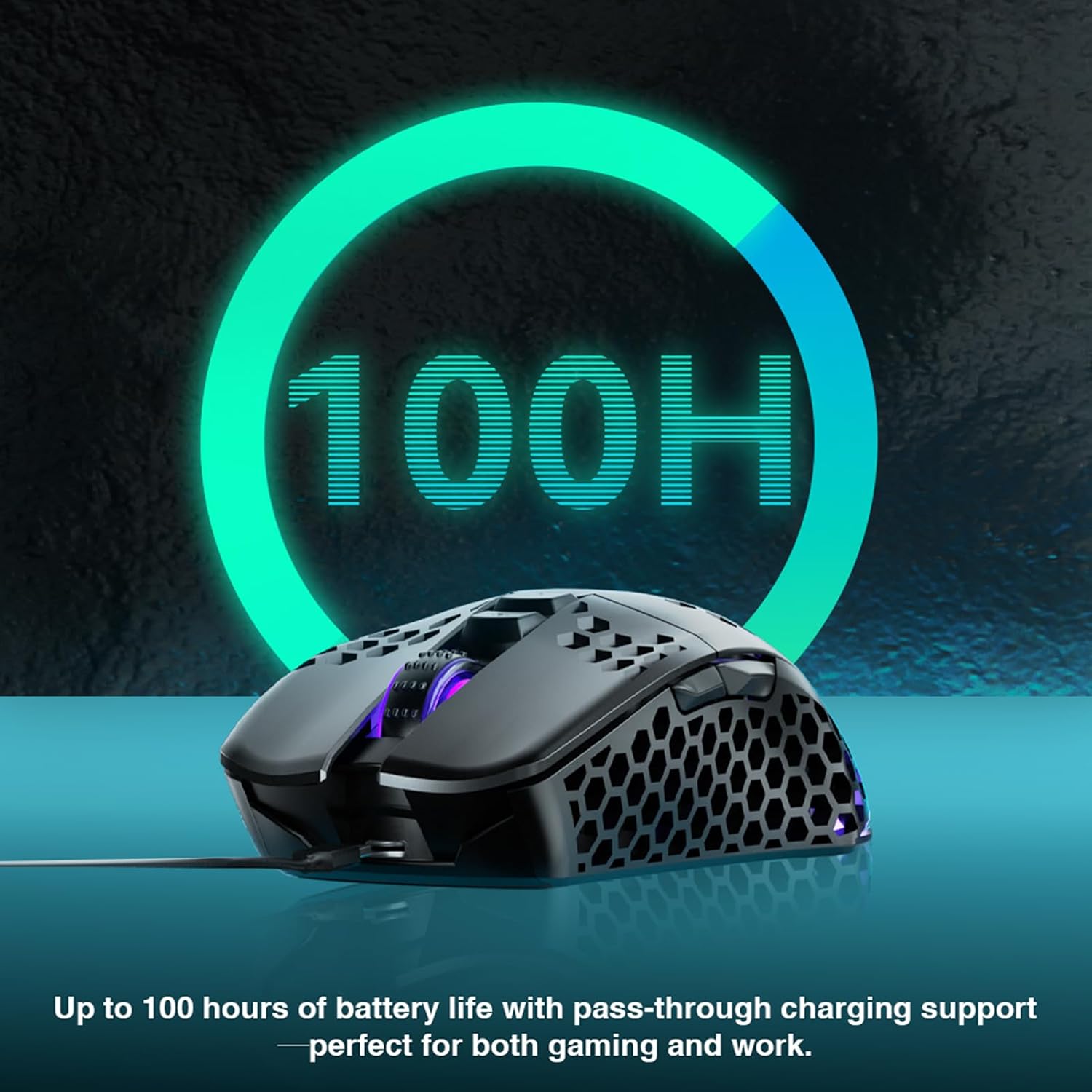 Detalle de SOLAKAKA Wireless Gaming Mouse SM600