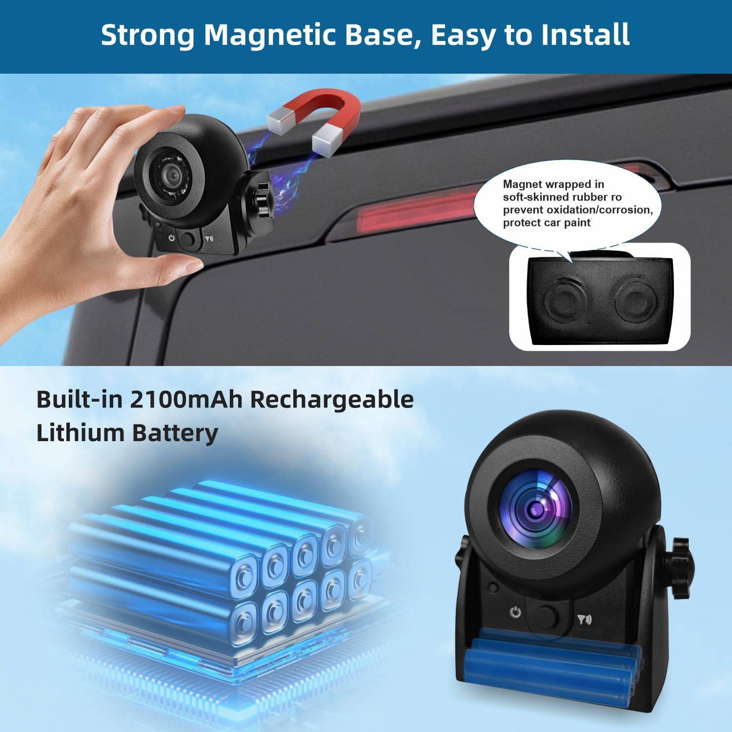 Thumbnail 5 de Uzone Wireless Reversing Camera 2.4G