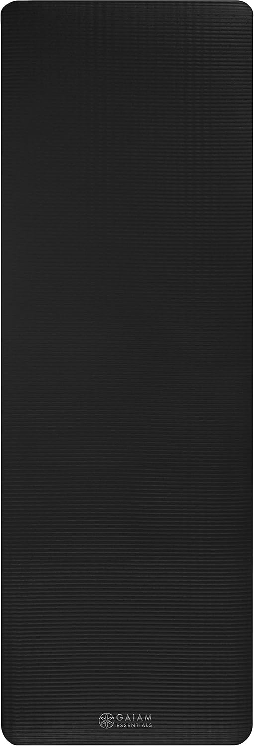 Detalle 2 de Gaiam Essentials 10mm Yoga Mat with Carry Strap 🧘♀