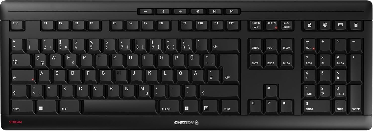 Detalle de Cherry Stream Keyboard Wireless Kabellose Tastatur QWERTZ